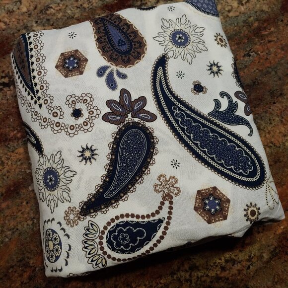 IKEA Sotblomster Paisley Reversible Cotton Duvet Cover 84x85"
